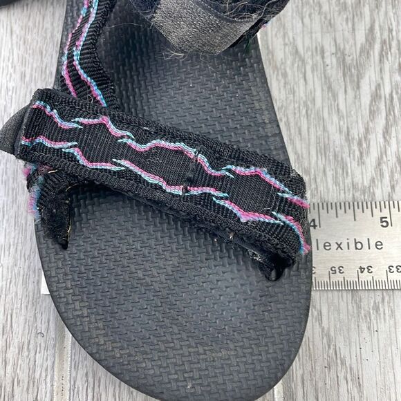 Fibus Womens Hiking Sport Sandals Strap Black Multicolor Size 5 - Picture 8 of 8